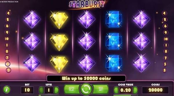 Oplev Stjernerne med Starburst Spilleautomat 508817937